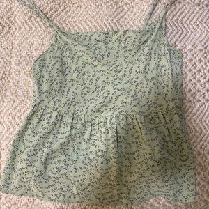 american eagle floral tank